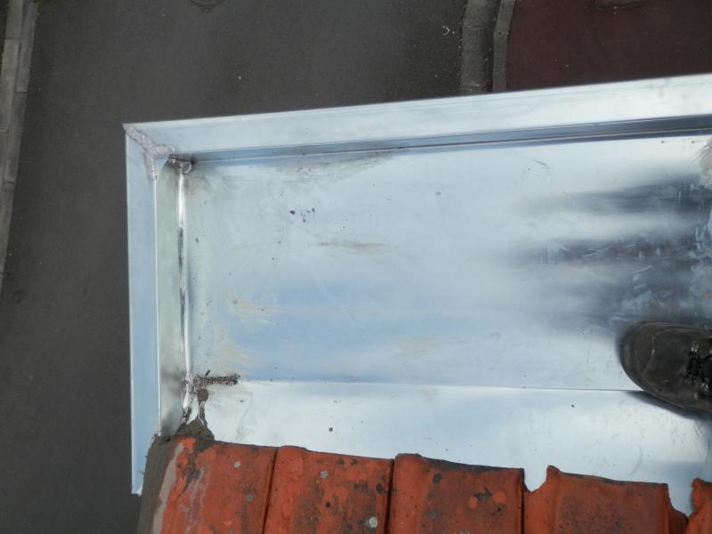 Réalisation de chéneaux en zinc à Tourcoing (59)