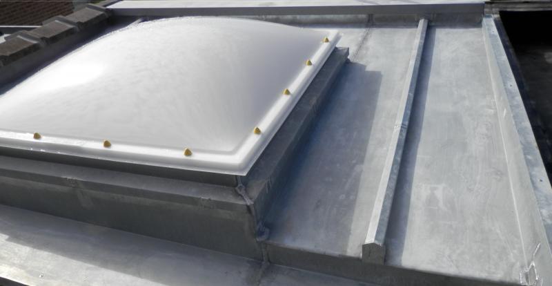réalisation de plate forme en zinc à Neuville en Ferrain (59)